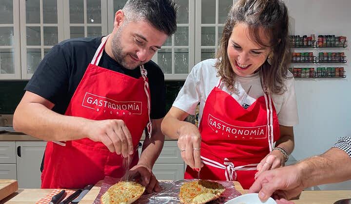 Small-group Immersive Basque Cooking Class in Bilbao with Open Bar