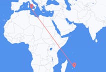 Flyrejser fra Mauritius, Mauritius til Trapani, Italien