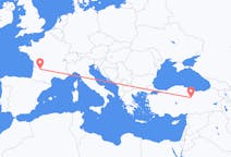 Flights from Bergerac, France to Sivas, Turkey