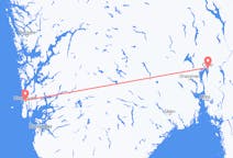 Lennot Oslosta Haugesundiin