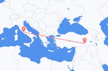 出发地 土耳其从 迪亚巴克尔目的地 意大利罗马的航班