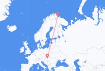 Loty z Kirkenes, Norwegia z Budapeszt, Węgry