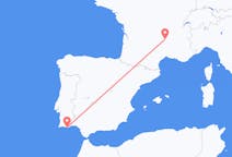 Flyrejser fra Le Puy-en-Velay, Frankrig til Faro, Portugal