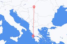 出发地 罗马尼亚蒂米什瓦拉目的地 希腊扎金索斯島的航班