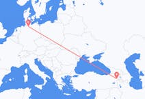 Flyreiser fra Hamburg, Tyskland til Iğdır, Tyrkia