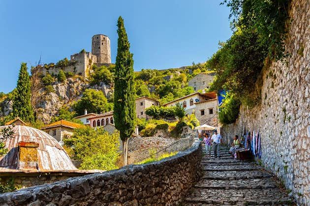 Tour delle cascate di Kravice e Mostar per piccoli gruppi da Spalato o Traù