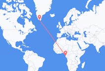 Flights from Libreville, Gabon to Qaqortoq, Greenland