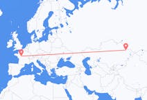 Flights from Semey, Kazakhstan to Tours, France