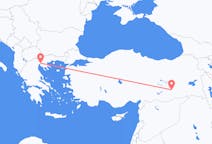 Vluchten van Thessaloniki naar Diyarbakır