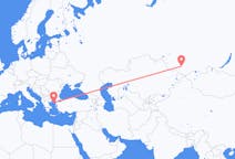 Flights from Gorno-Altaysk, Russia to Lemnos, Greece