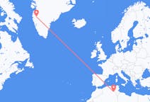 出发地 阿尔及利亚瓦德目的地 格陵兰坎格鲁斯苏克的航班