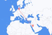 Flyreiser fra Medina, Saudi-Arabia til Hannover, Tyskland