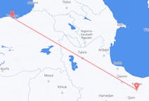 Flyreiser fra Teheran, til Trabzon