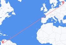 Flights from Bogotá, Colombia to Pskov, Russia