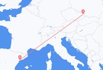 出发地 捷克俄斯特拉发目的地 西班牙雷烏斯的航班