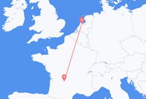 Flyg från Amsterdam, Nederländerna till Brive-la-gaillarde, Frankrike