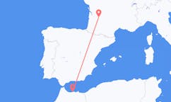 เที่ยวบิน จาก Al Hoceima, โมร็อกโก ไปยัง Bergerac, ฝรั่งเศส