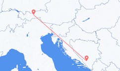 Flyg från Mostar till Innsbruck
