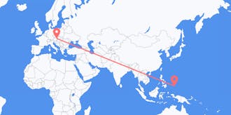 Flights from Palau to Austria