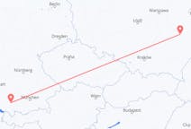 Vols depuis la ville de Lublin vers la ville de Memmingen