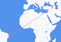 Flyreiser fra Maceió, Brasil til Van, Tyrkia