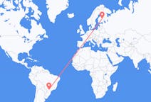 Flyreiser fra Londrina, Brasil til Kuopio, Finland