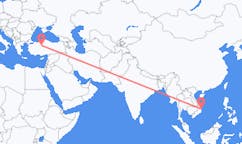 出发地 越南綏和市目的地 土耳其安卡拉的航班