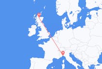 Flyreiser fra Inverness, Skottland til Genova, Italia