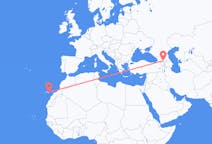 Flyreiser fra Tbilisi, Georgia til Las Palmas, Spania