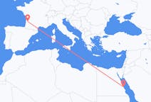 Flyrejser fra Marsa Alam, Egypten til Bordeaux, Frankrig