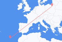 Flights from Szymany, Szczytno County, Poland to Funchal, Portugal