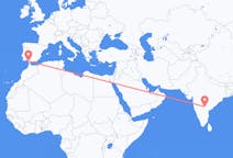 Vluchten van Hyderabad naar Jerez de la Frontera