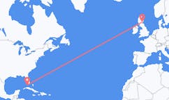 Loty z Key West, Stany Zjednoczone do Dundee, Szkocja