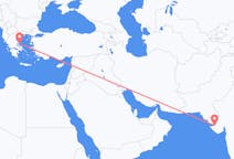 인도 잠나가르에서 출발해 그리스 스키아토스로(으)로 가는 항공편