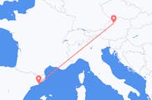 Flyg från Linz, Österrike till Barcelona, Spanien