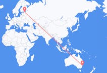 Vluchten van Sydney, Australië naar Sint-Petersburg, Rusland