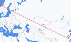 Рейсы из Шанграо, Китай в Тронхейм, Норвегия