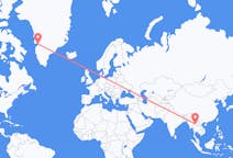 Flyrejser fra Chiang Rai Province, Thailand til Ilulissat, Grønland