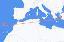 Flyrejser fra Kalymnos, Grækenland til Funchal, Portugal