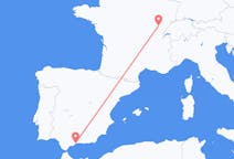 Flyrejser fra Dole, Frankrig til Málaga, Spanien