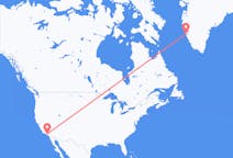 来自美国出发地 洛杉矶目的地 格陵兰努克的航班