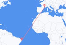 Flyreiser fra Recife, Brasil til Montpellier, Frankrike