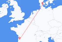 Flyrejser fra Sønderborg, Danmark til Bordeaux, Frankrig