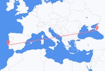 Fly fra Gelendzhik til Lissabon