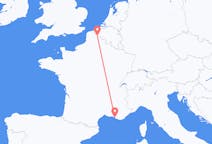Flyg från Lille, Frankrike till Marseille, Frankrike