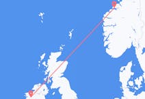 Loty z Knocka, Irlandia do Molde, Norwegia