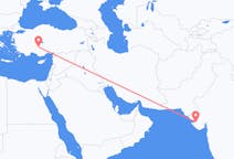 Lennot Jamnagarista, Intia Konyalle, Turkki