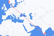 Flyg från Colombo, Sri Lanka till Stavanger, Norge
