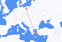 Flights from Parikia, Greece to Poznań, Poland