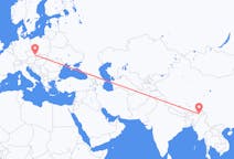Flights from Dibrugarh, India to Brno, Czechia